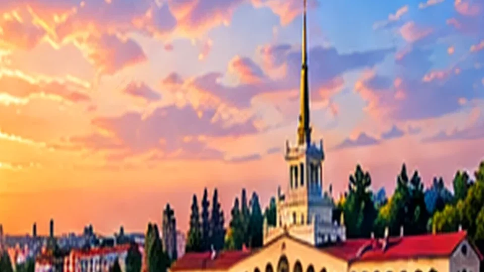 Вид города Сочи