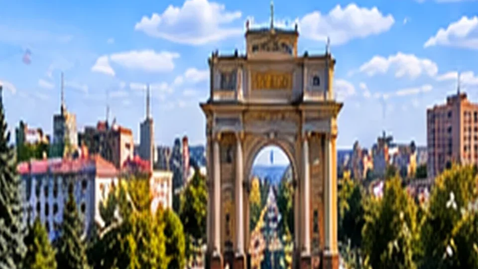 Вид города Ставрополь