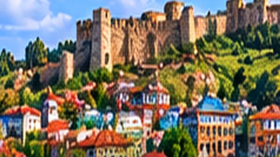 Вид города Тбилиси